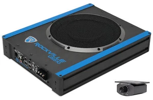 Rockville USS10 10" 800W Slim Untersitz Aktiv Powered Auto/LKW Subwoofer Sub - Bild 1 von 11