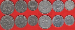 New Caledonia set of 6 coins: 1 - 50 francs 1952-2019 - Picture 1 of 1