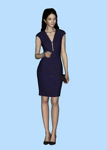 Diorama Requisiten Resin 1/18 Black Capable Girl 134 Real Series Figur für Auto Spielzeug - Bild 1 von 3