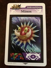 Nintendo Kid Icarus Uprising AR card Underworld Army Minos AKDE-221 Gamestop