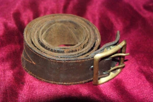 SOWJETISCHER OFFIZIER LEDER GÜRTEL ORIGINAL VINTAGE ALT MILITÄR UDSSR RUSSISCH  - Bild 1 von 7