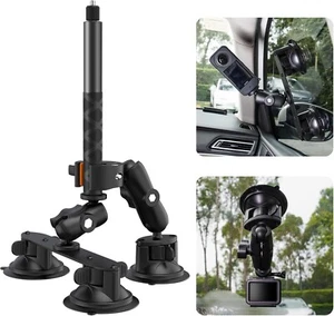 Ultimate 3-in-1 Suction Car Mount for Insta360 and GoPro - Sturdy & Reliable - Picture 1 of 9