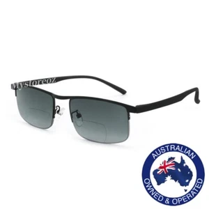 Bifocal Mens Women Magnifying Eyeglasses Sunglasses Tinted Reading Glasses - Bild 1 von 13
