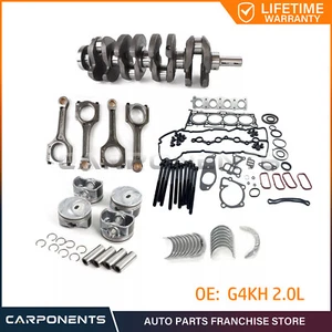 G4KH 2.0L Engine Overhaul Rebuilding Kit Crankshaft Rods/Gasket For Hyundai KIA - Picture 1 of 13