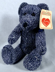 Hugfun International orsacchiotto peluche blu 12" snodato posabile - Foto 1 di 10