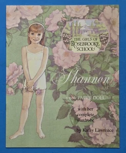 Shannon Mädchen Rosebrook Schule Papier Puppe Buch ungeschnitten Kathy Lawrence Shackman '99 - Bild 1 von 9