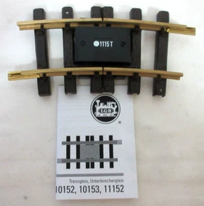 LGB 11152 Curved Separation Track New In Box - Picture 1 of 3