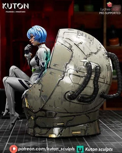 Rei Ayanami - Evangelion 3D gedruckter Modellbausatz Maßstab 10 - Bild 1 von 14