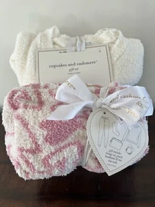 Cupcakes and Cashmere Gift Lounge Set: with Pouch,Headband,Socks. Size L NWT - Picture 1 of 6