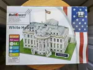 Rompecabezas Buildream 3D La Casa Blanca Mundos Gran Arquitectura 64 piezas BD-B025 NUEVO EN CAJA - Imagen 1 de 5
