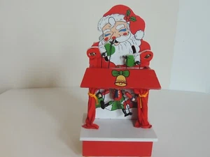 Parade Of The Wooden Soldiers Animated Music Box Christmas Santa Decoration - Picture 1 of 8