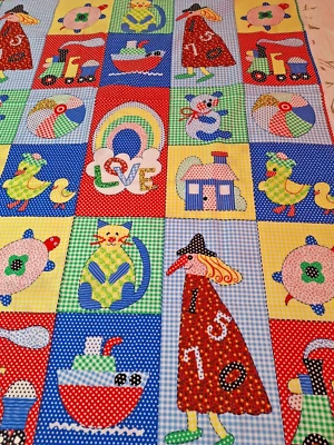 4 Yards Child's Cotton Fabric 44" Wide Springs Mills Quilt Curtains Fabric - Image 1 of 4