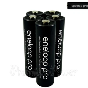 5 x Panasonic Eneloop PRO AA batteries Rechargeable 2500mAh Ni-MH High capacity - Picture 1 of 1