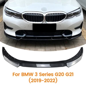 Front Stoßstange Lippe Spoiler Splitter für BMW 3er G20 G21 320i 19-22 Carbon - Bild 1 von 11