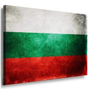 Flagge Bulgarien Leinwandbild AK Art Bilder Mehrfarbig Kunstdruck Wandbild XXL  - Bild 1 von 5