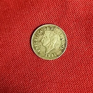 Salvadoran Coin El Salvador 1 Centavo | President Francisco Morazan | 1981. Mk - Picture 1 of 4