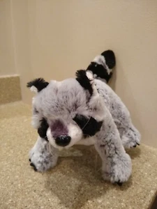  Ganz Webkinz Raccoon Gray Black Virtual Pet Plush Stuffed Animal NO CODE - Picture 1 of 4