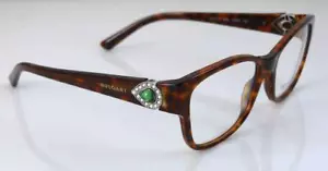 BULGARI BV4074B WOMENS EYEGLASSES BROWN HAVANA FRAME NEW RARE LAST ONE - Picture 1 of 9