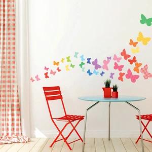 Decowall Butterflies Nursery Kids Removable Wall Stickers Decal DW-1613 - Picture 1 of 7