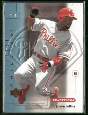 Jimmy Rollins 2002 Upper Deck Ovation #55 Silver Philadelphia Phillies - Image 1 of 2