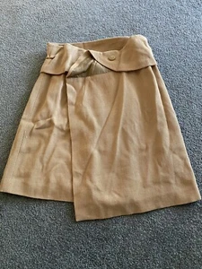 EMPORIO ARMANI CAMEL SKIRT - Size 42 $599 - Picture 1 of 7