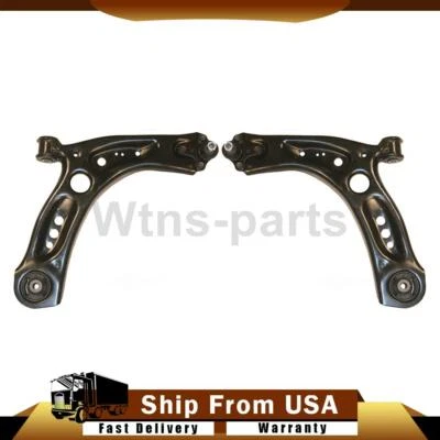 Front Lower Control Arms Assembly Suspensia 2PCS For 2015 2016 2018 Audi A3 1.8L - Image 1 of 4