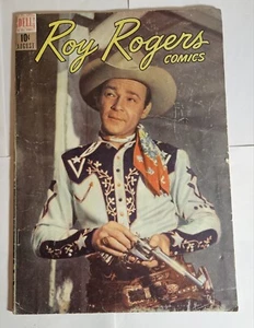 ROY ROGERS #8 Vol. 1, 1948 vintage TV MOVIE WESTERN Dell Comic Book - Picture 1 of 13
