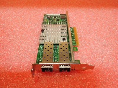 Genuine Intel X520-DA2 Dual port 10GB SFP+ PCIe Adapter with low profile bracket - Image 1 of 4