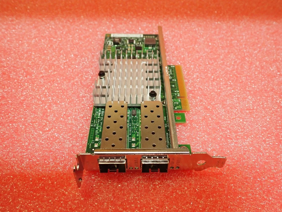 Genuine Intel X520-DA2 Dual port 10GB SFP+ PCIe Adapter with low profile bracket - Image 1 of 4