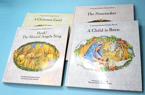 4 Christmas Pop-Up Books Treasure collection hardback - Picture 1 of 2