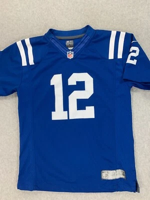Футболка Indianapolis Colts Nike реплика на поле (#12 удача) молодежная большая - Изображение 1 из 4