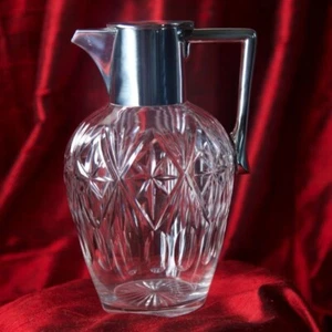 Christopher Dresser Design Massiv Sterling gestempelt Silber Claret Dekanter Krug - Bild 1 von 10