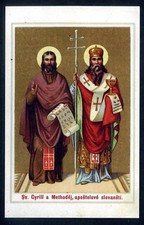 SANTINO HOLY CARD IMAGE PIEUSE - Heiligenbild CIRILLO and CYRILLE METHOD METHOD