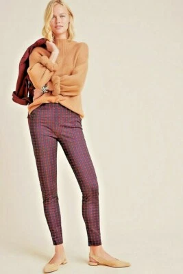 NWT Anthropologie x Sanctuary Finchley Plaid Leggings- Size XS- MSRP $88 - Image 1 of 4