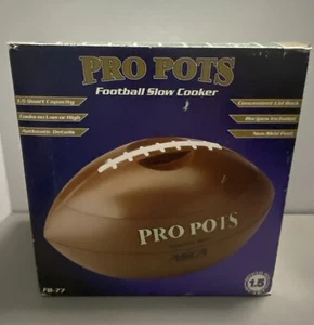 Vintage ASCA Pro Pots Football Schongarer Topf/Dip 1,5 Quart offene Box neu - Bild 1 von 3