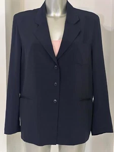 schöne Jacke Blazer marineblau Damen CACHAREL Gr. 42 fr Top Zustand - Bild 1 von 7