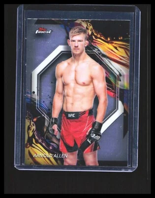 2024 Arnold Allen - Topps Finest UFC #116 Uncommon Featherweight  - Image 1 of 3