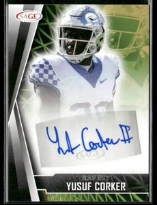 Yusuf Corker Auto AU 2022 SAGE Kentucky Wildcats - Bild 1 von 2