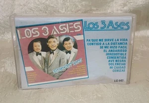 Vintage 1980's Los 3 Ases Romanticos Boleros Cassette Tape LC 147 - Imagen 1 de 5