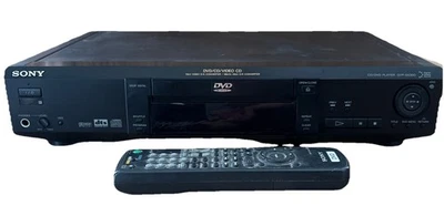 Sony CD/DVD Player DVP-S530D W Remote Control Digital Cinema Sound Tested/Works - Image 1 of 4