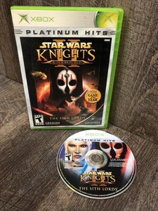 Microsoft XBOX Star Wars Caballeros de la Antigua República II Señores Sith Juego + Estuche - Imagen 1 de 11