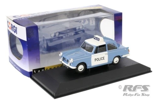 Triumph Herald 1200 Polizei Police 1:43 Corgi Vanguards 00518 - Bild 1 von 1