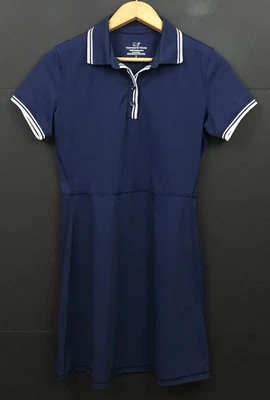 Vestido Polo Vineyard Vines Performance con Pantalones Cortos Azul Marino Golf Tenis Talla S Foto 1 de 4