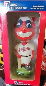 Vintage Cleveland Indians Chief Wahoo Bobblehead, TWINS ENTERPRISE INC. - Picture 1 of 4
