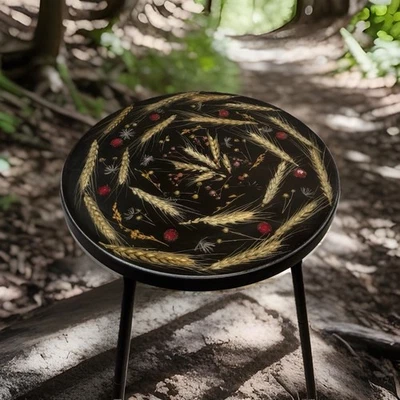 Mesa de centro de resina epoxi Foto 1 de 4