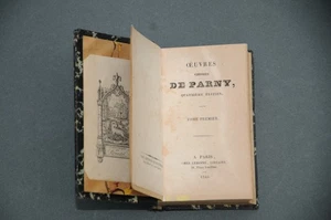 ïle de la Réunion Evariste Parny poésies 1844 coll. "Bibliothèque en miniature" - Foto 1 di 6