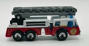 Matchbox Extending Ladder Fire Engine 1991 Matchbox Fire Dept. 1:64 Loose - Picture 1 of 8