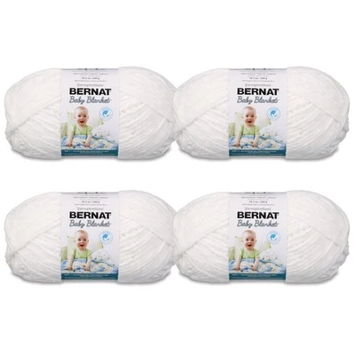 Super Bulky Chenille Yarn Baby Blankets 100% Polyester Machine Washable 220yd US - Image 1 of 4