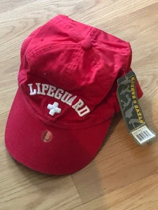 Steve & Barry’s rote Rettungsschwimmermütze Gr. Large Vintage / Neu - Bild 1 von 2