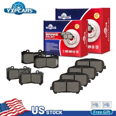 Pastillas de freno delanteras y traseras de cerámica para Chevy Colorado GMC Canyon 2015 2016-2020 Foto 1 de 4